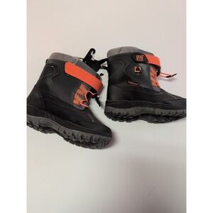 Kid's Avalanche AV92243 Black Orange Snow Boots Size 12 New with Tags Waterproof